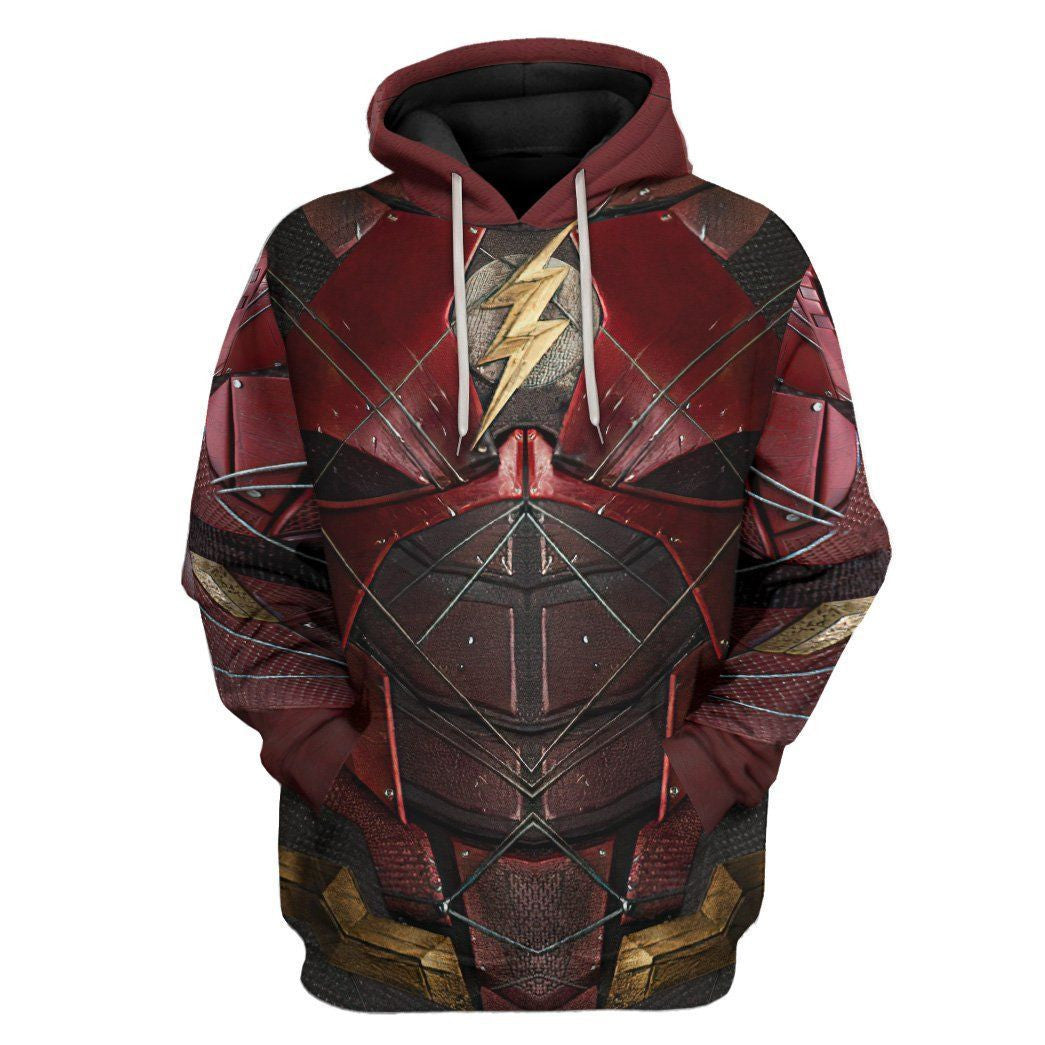 DC The Flash Suit Cosplay Costume Hoodie