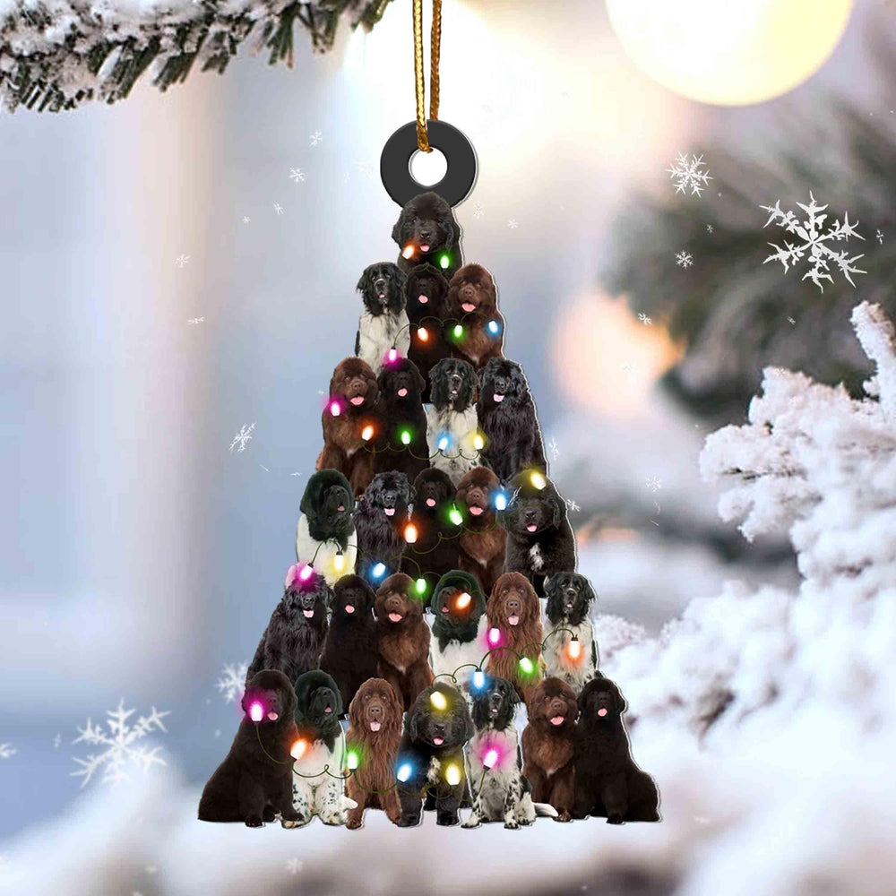 Newfoundland Dog Lovely Tree Ornament - Gift For Dog Lover