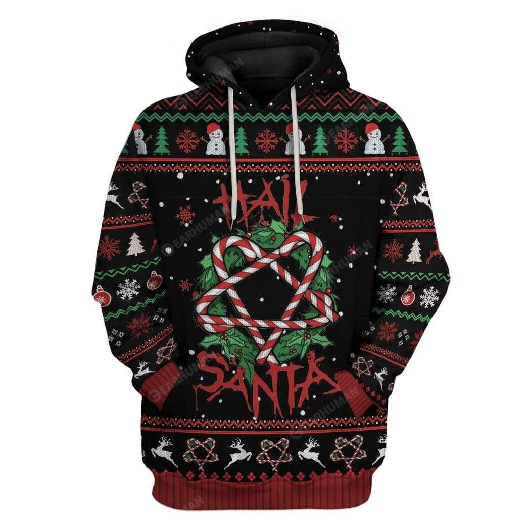 Hail Santa Candy Cane Summonings - Hoodie