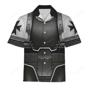 Warhammer Black Templars In Mark III Power Armor - Costume Cosplay Hawaiian Shirt WHHS173