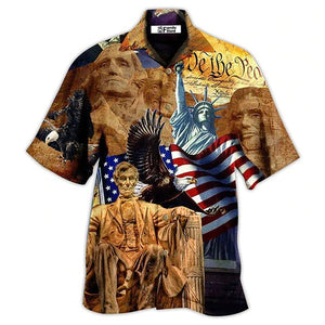 America Land Of Independence Day -  Hawaiian Shirt