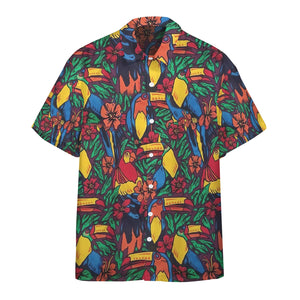 Parrots And Toucans Ace Ventura Pet Detective - Costum Cosplay Hawaiian Shirt