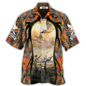 Hunting Dove Hunting Orange Style - Gift For Hunting Lovers - Hawaiian Shirt