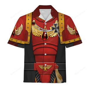 Warhammer Blood Angels Black Robe - Costume Cosplay Hawaiian Shirt WHHS150