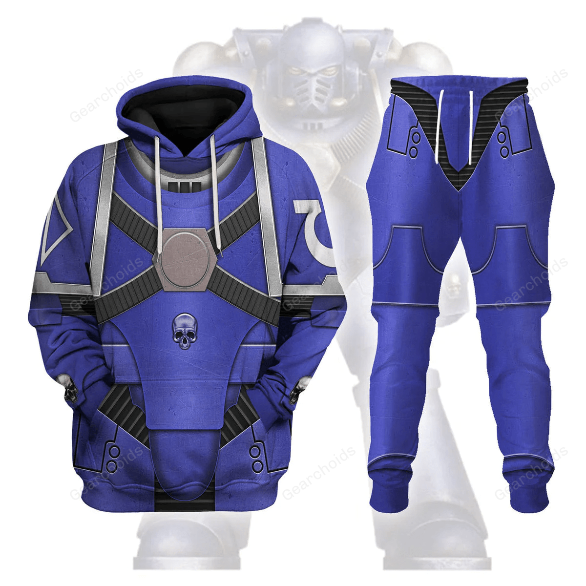 Warhammer Pre-Heresy Ultramarines In Mark IV Maximus Power Armor - Fandom Hoodie Sweatshirt Sweatpants WHHS186 HSQT4172