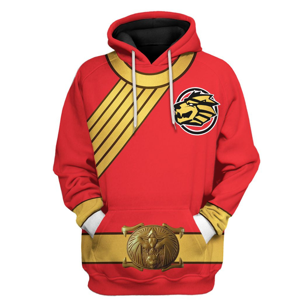 Red Wild Force Ranger - Costume Cosplay Hoodie