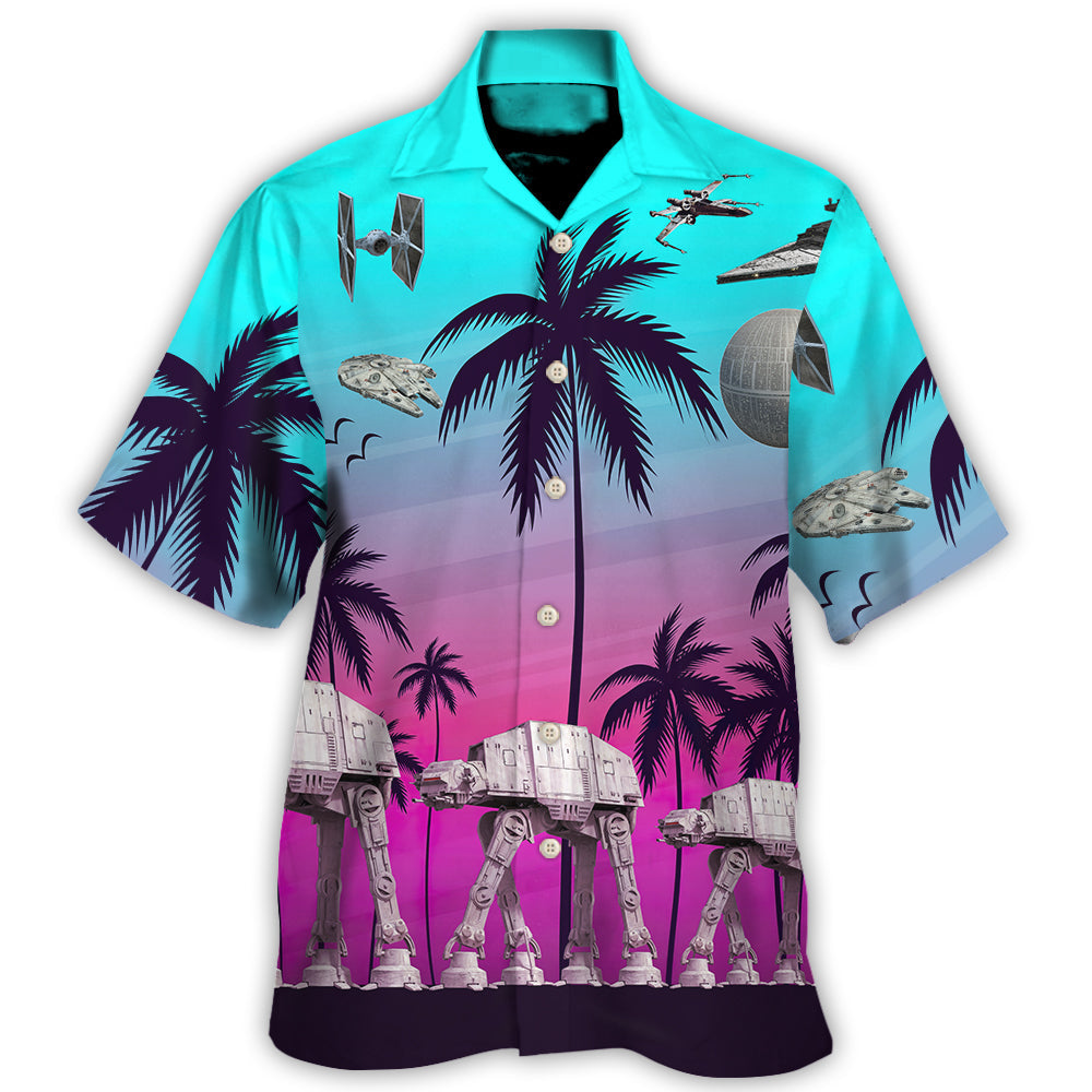 Starwars Summer Beaches - Hawaiian Shirt For Men, Women, Kids