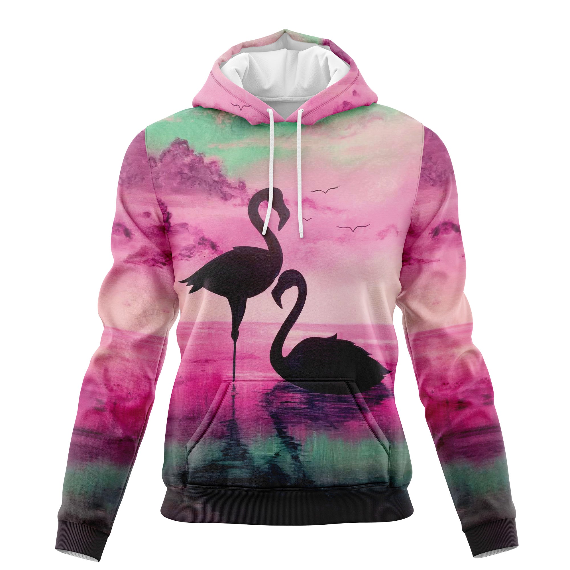 Flamingo Tie Dye - Hoodie