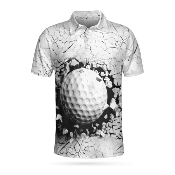 Break The Limit With Golf Ball Polo Shirt For Men