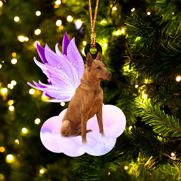 Deegan And Wings Ornament - Gift For Dog Lover