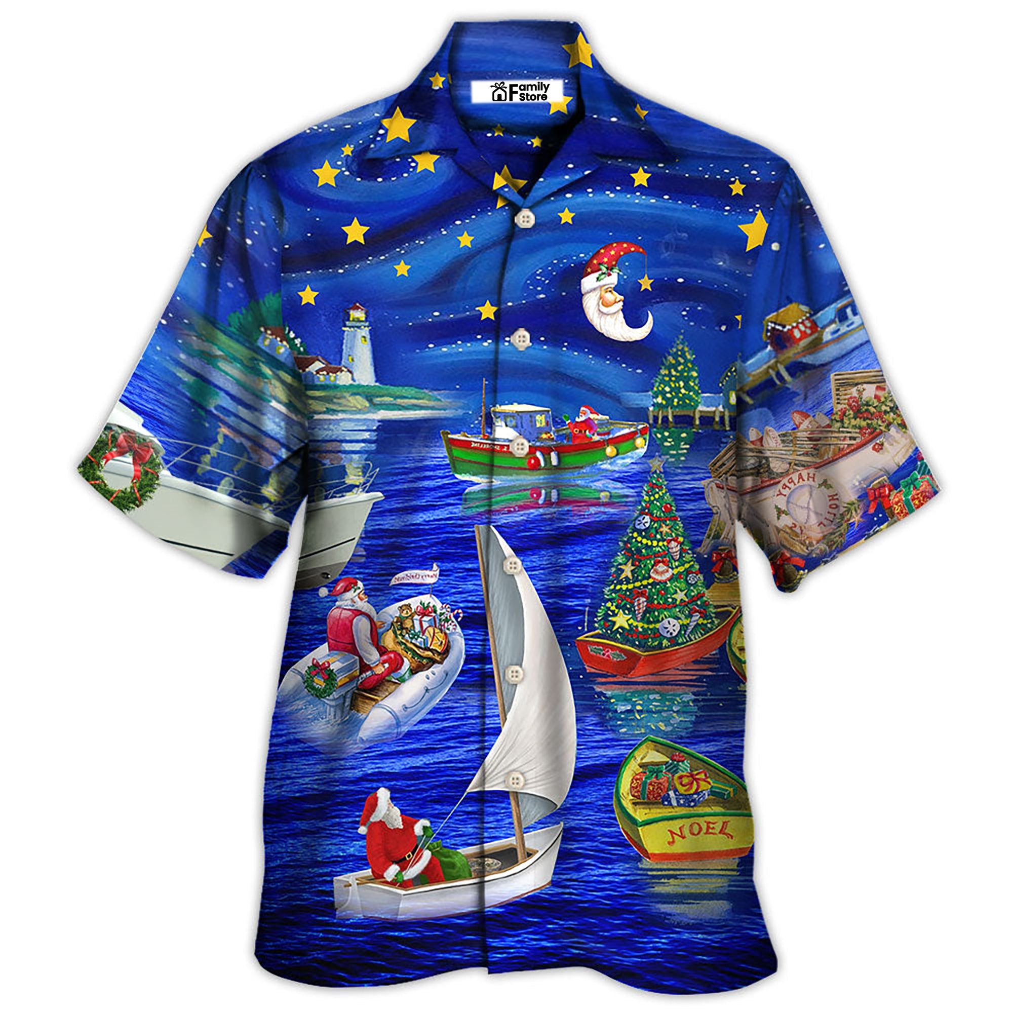 Christmas Coming On The Boat - Gift For Men And Women - Hawaiian Shirt