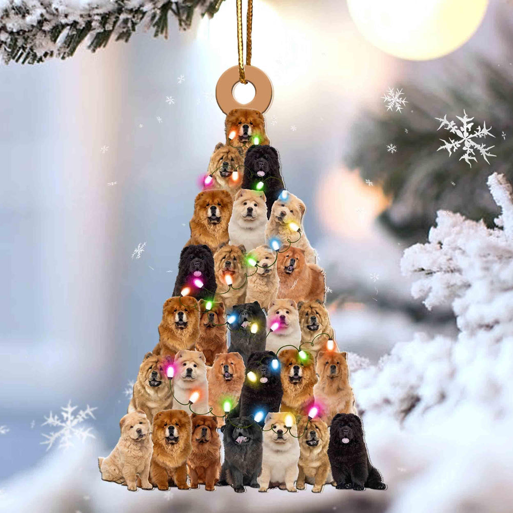 Chow Chow Lovely Tree Ornament - Gift For Dog Lover