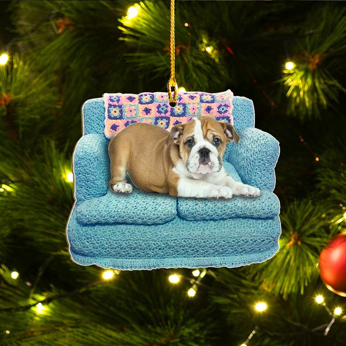 Bulldog Sofa Bulldog Ornament - Gift For Dog Lovers