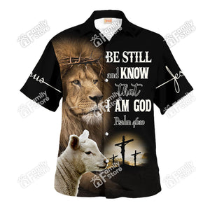 Be Still And Know That I Am God Psalm Abao - Hawaiian Shirt