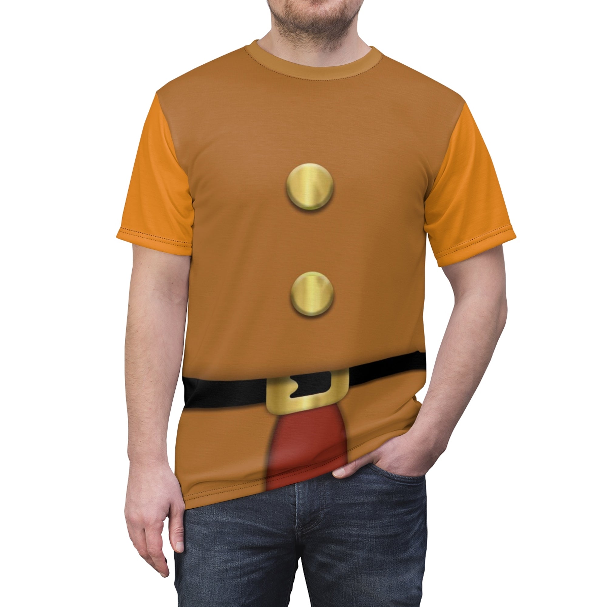 Sneezy Snow White Costume Cosplay - 3D Tshirt