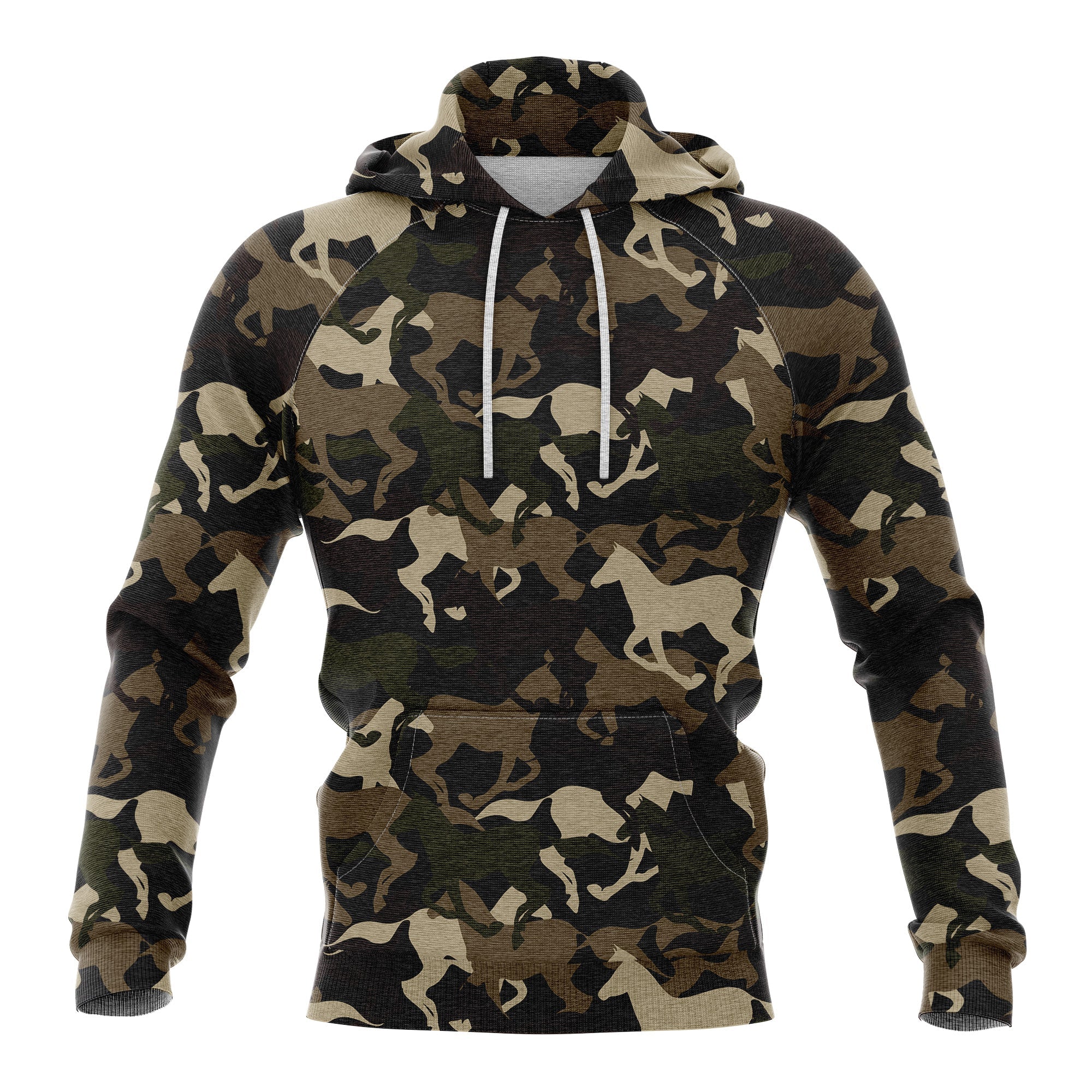 Beautiful Camouflage Horse - Hoodie