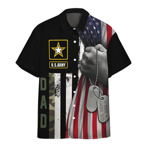 U.S.Army Dad Veteran Fathers Day - Hawaiian Shirt