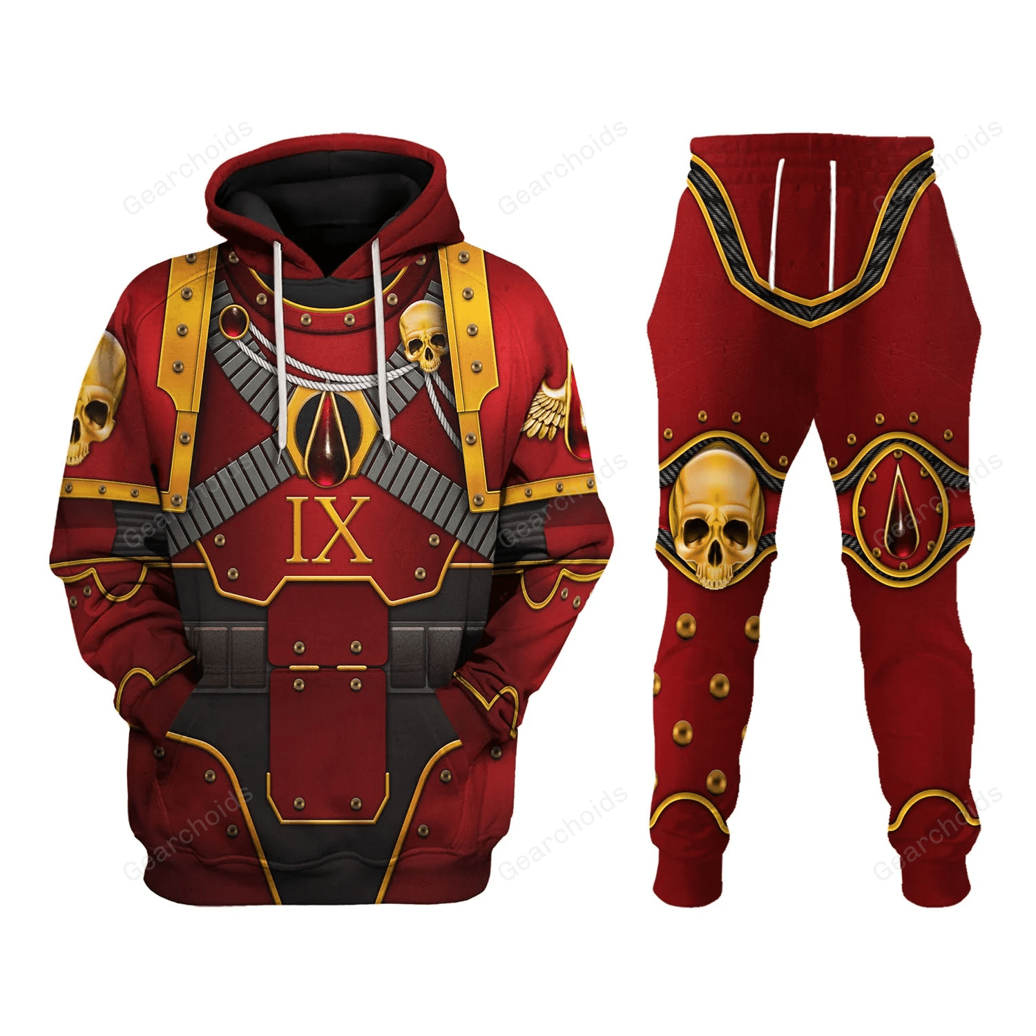 Warhammer Blood Angels IX Captain - Fandom Hoodie Sweatshirt Sweatpants