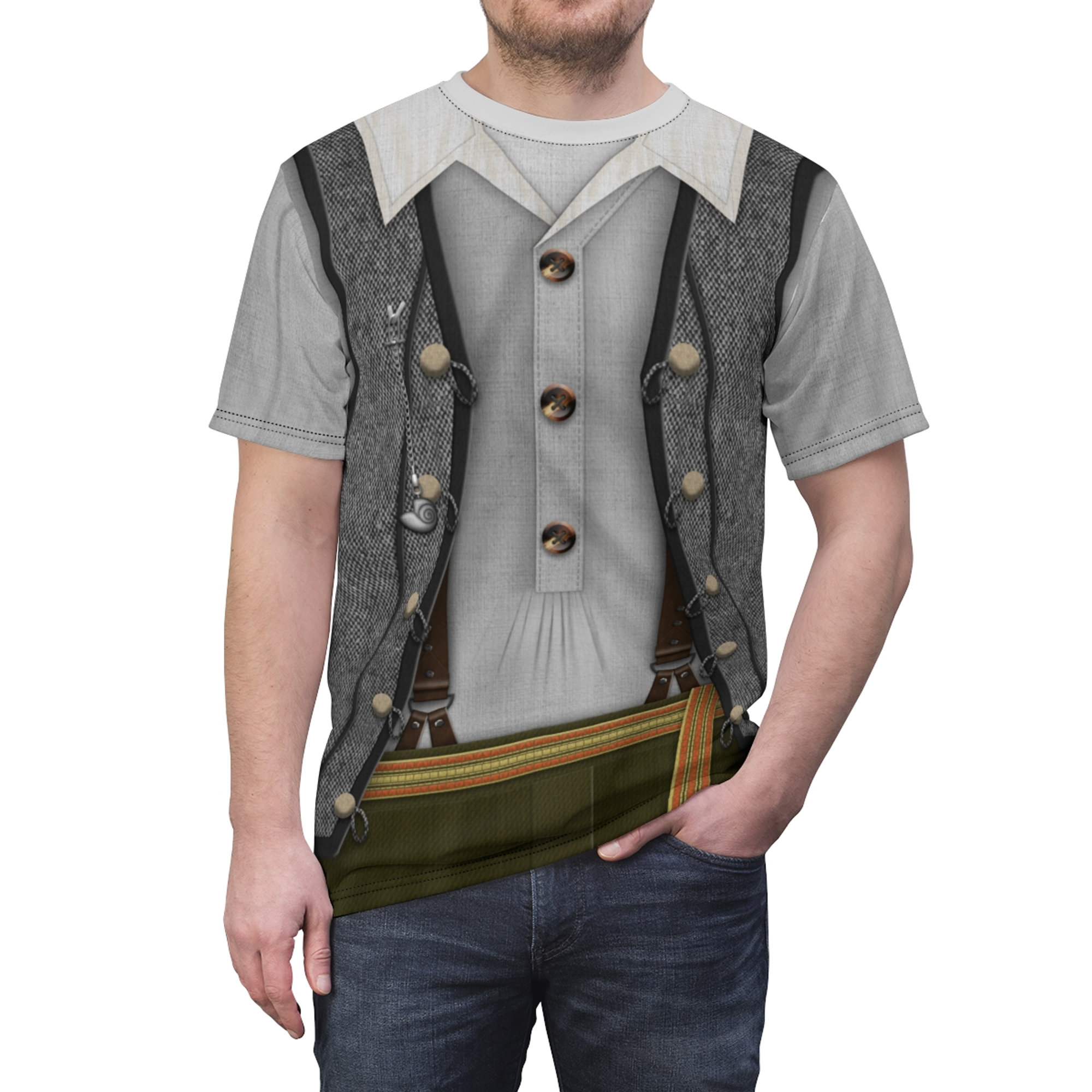 Mister Geppetto Pinocchio 2023 Movie Costume Cosplay - T-Shirt