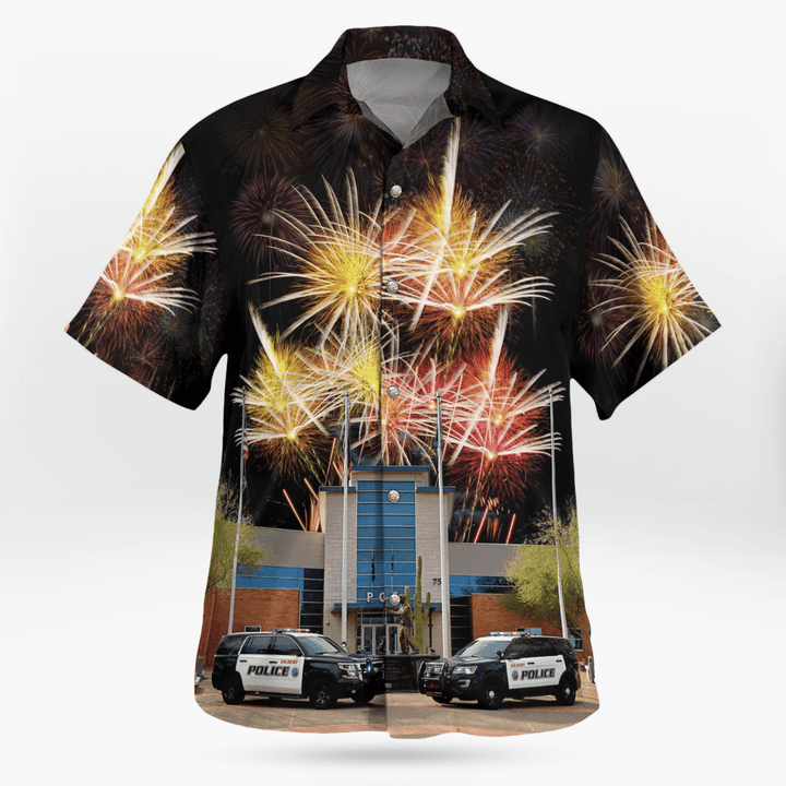 Independence Day Gilbert, Arizona, Gilbert Police Department - Hawaiian Shirt