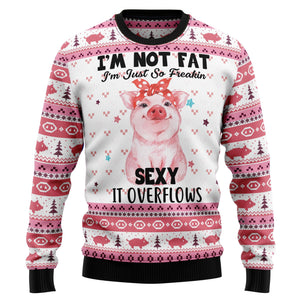 Pig Overflows Christmas Ugly Sweater