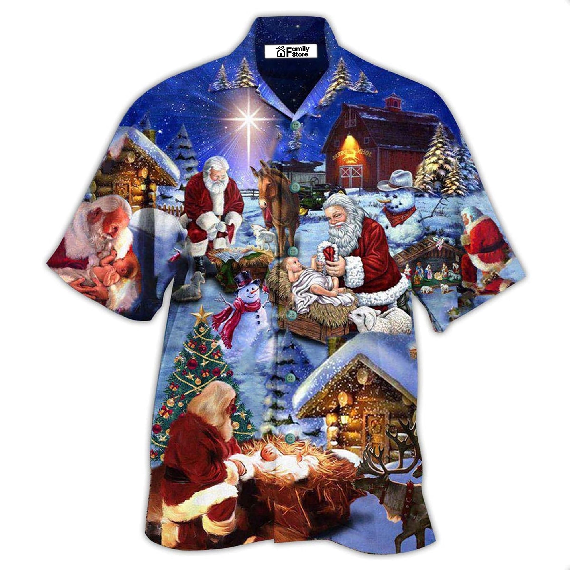 Christmas Jesus Is The Best Gift Ever - Hawaiian Shirt