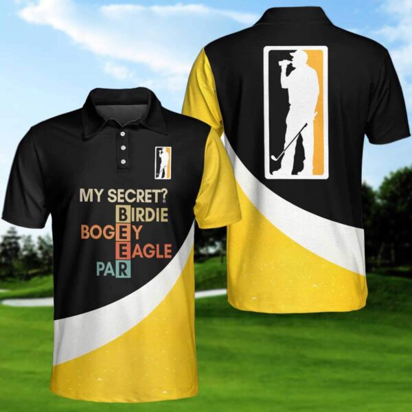 My Golf Secret Beer Polo Shirt For Men