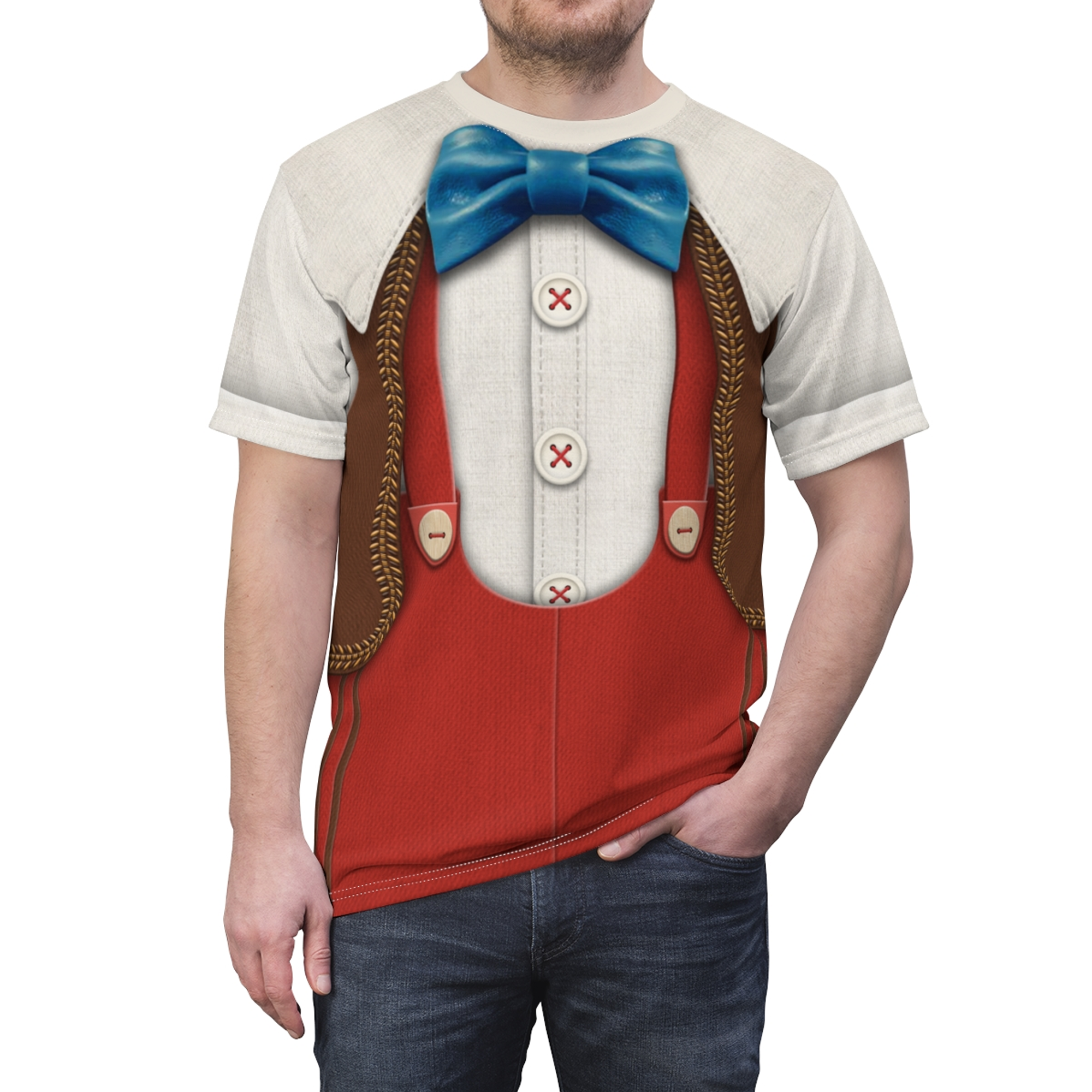 Puppet Pinocchi Pinocchio 2023 Movie Costume Cosplay T-Shirt