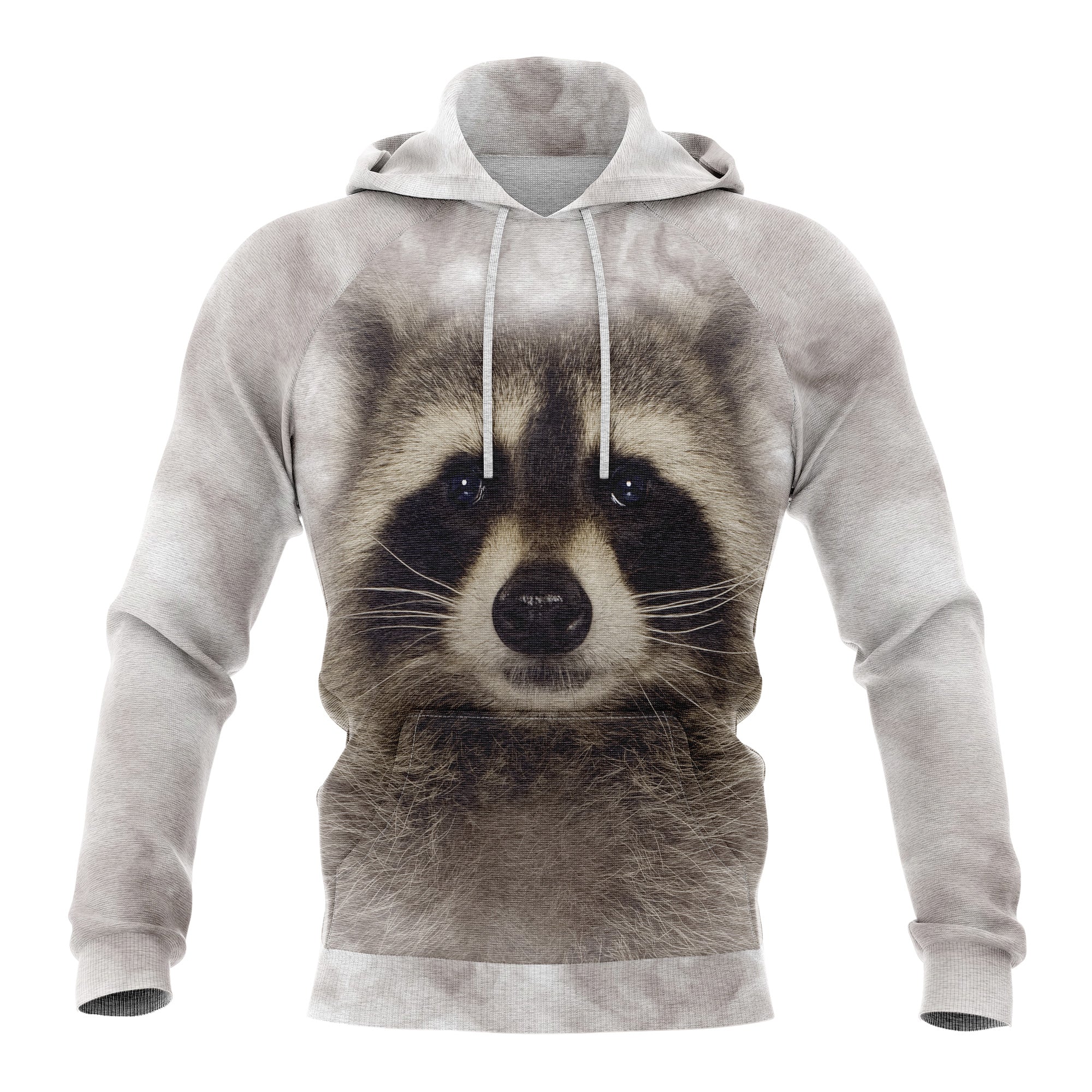 Awesome Raccoon All Over Print - Hoodie