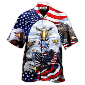 America Proud Happy Independence Day - Hawaiian Shirt