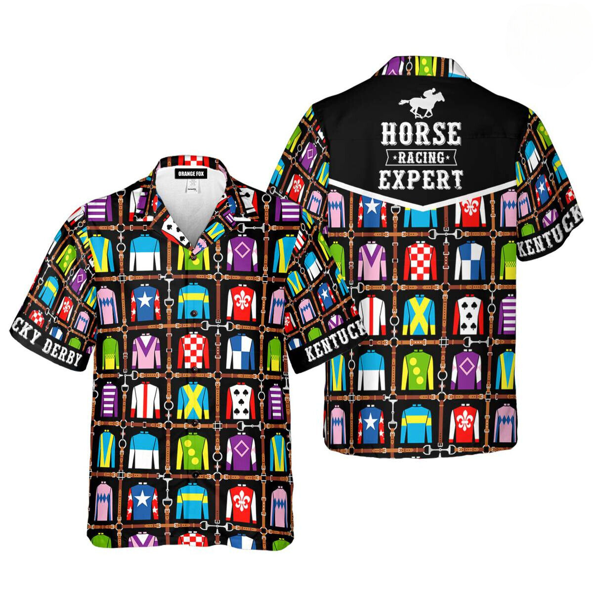 Horse Racing Expert Colorful Jockey Uniform Kentucky Derby - Hawaiian Shirt