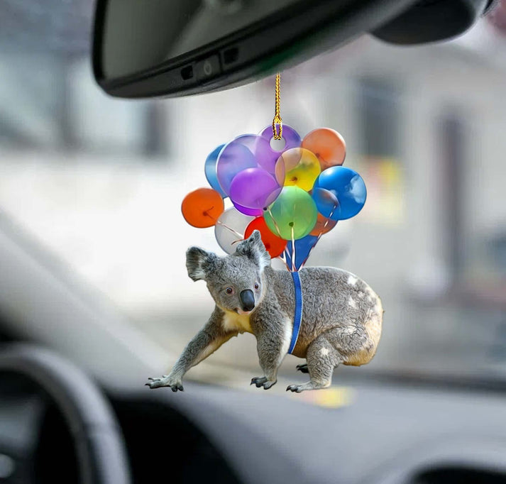 Koala Fly With Bubbles Ornament - Giftf For Koala Lovers