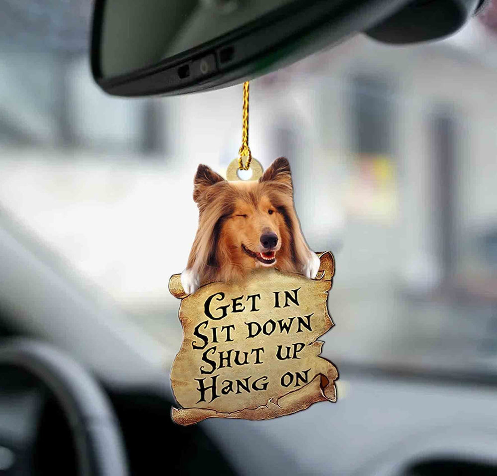 Sheltie Get In Two Sided Ornament - Gift For Dog Lover