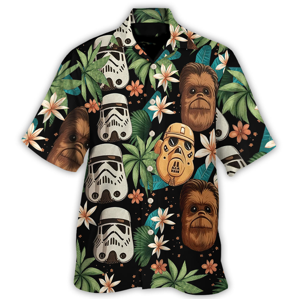 Starwars Tropical Leaf Summer - Hawaiian Shirt For Men, Women, Kids