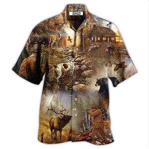 Hunting Rise Shine It's Hunting Time Cool - Gift For Hunting Lovers - Hawaiian Shirt