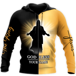 Christian Jesus Yellow - Personalized Hoodie 