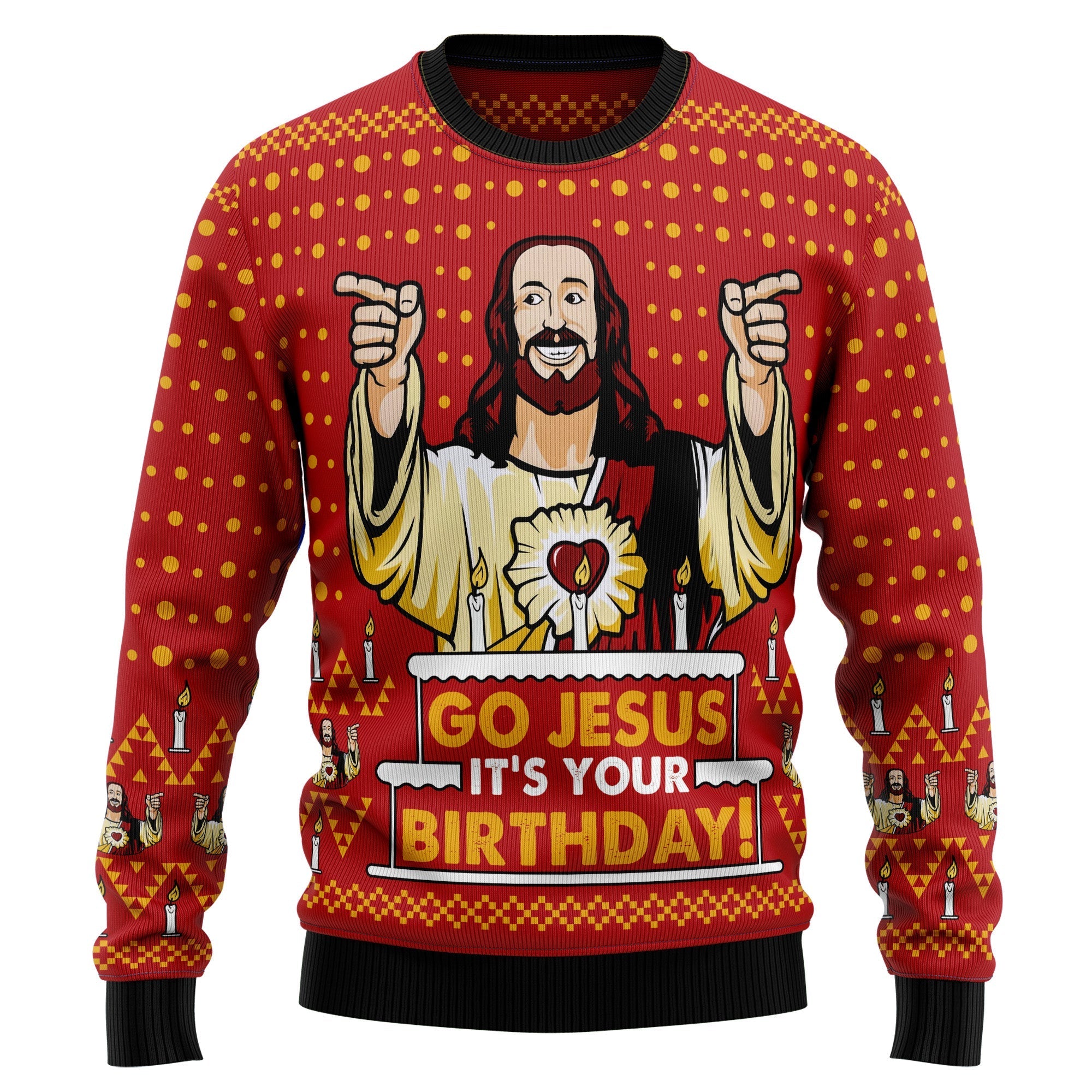 Jessus's Birthday Christmas Ugly Sweater