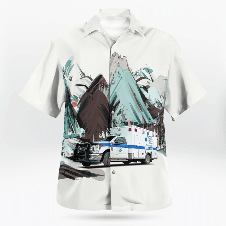 Stamford, Connecticut, Stamford Ems, 4Th Of July - Hawaiian Shirt