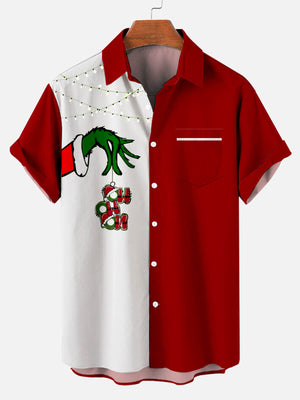 Christmas Monster Red - For Men And Women - Hawaiian Shirt