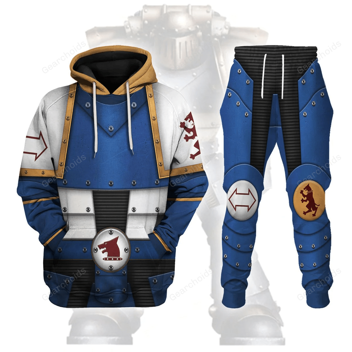 Warhammer Pre-Heresy War Hounds Legion Colour Scheme - Fandom Hoodie Sweatshirt Sweatpants WHHS69 HSQT4069