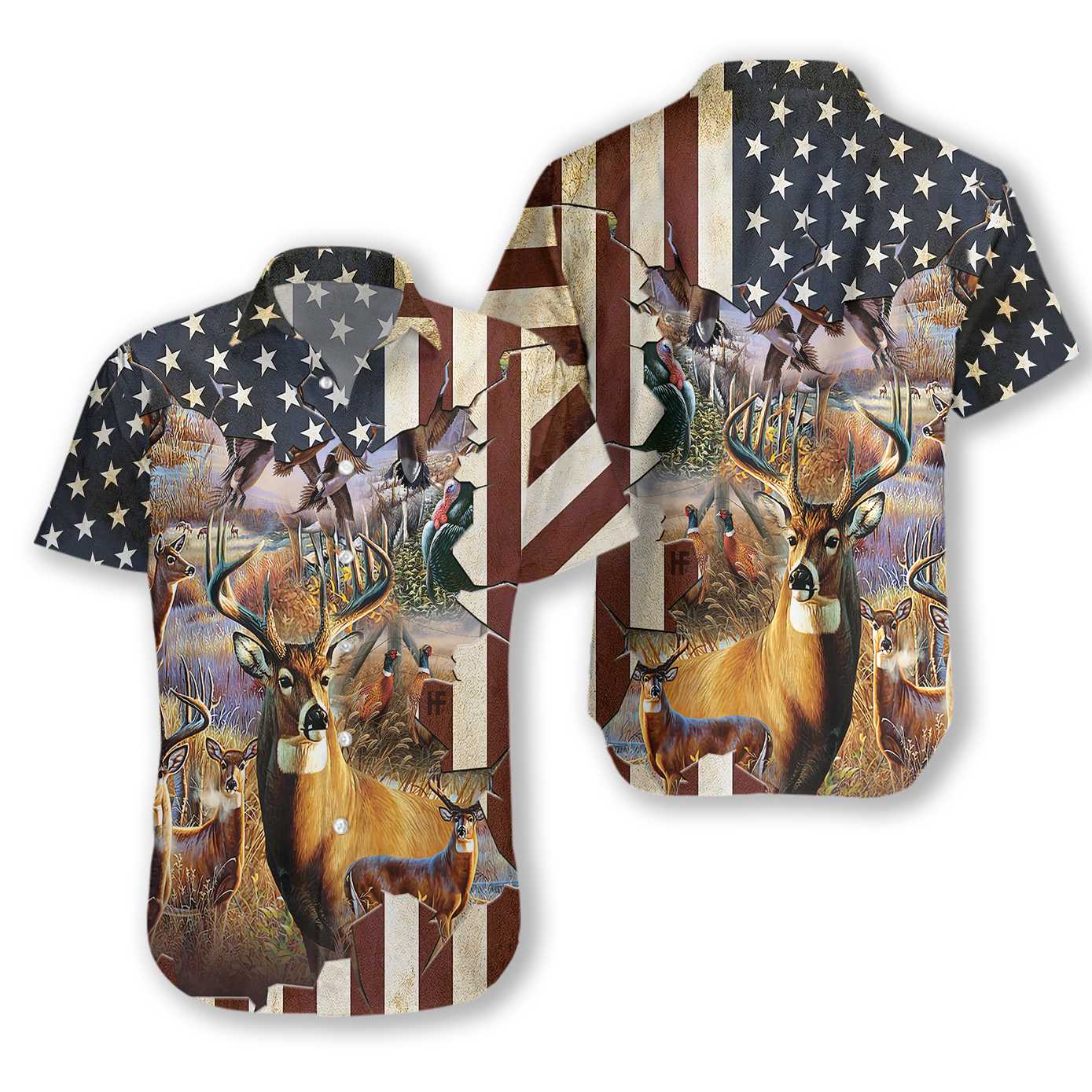 American Hunter Hawaiian Shirt