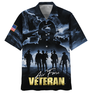 Veteran U.S.A Force Veteran Soldiers - Hawaiian Shirt