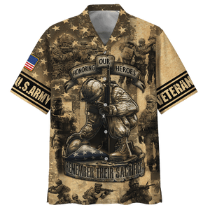 Army Eagle All Gave Some Some Gave - Hawaiian Shirt