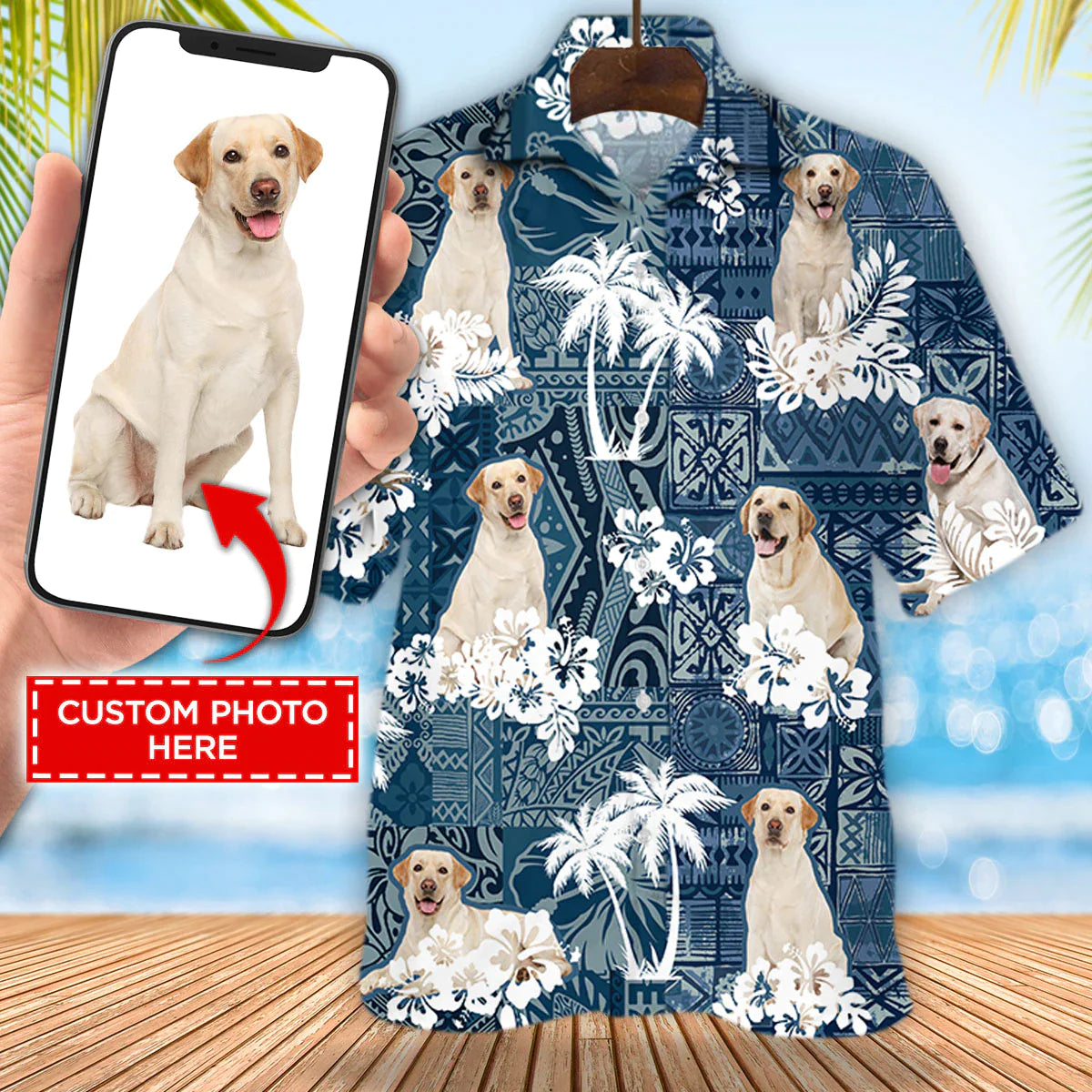 Custom Photo Animal - Gift For Pet Lovers - Personalized Hawaiian Shirt