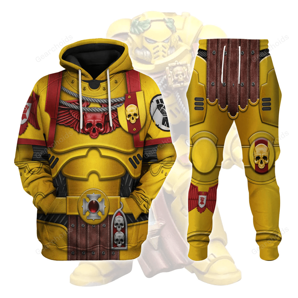 Warhammer Imperial Fists Captain - Fandom Hoodie Sweatshirt Sweatpants