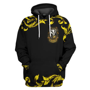 H.P Brave Like A Hufflepuff - Costume Cosplay Hoodie