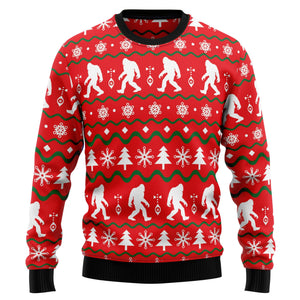 Bigfoot Ugly Christmas Sweater