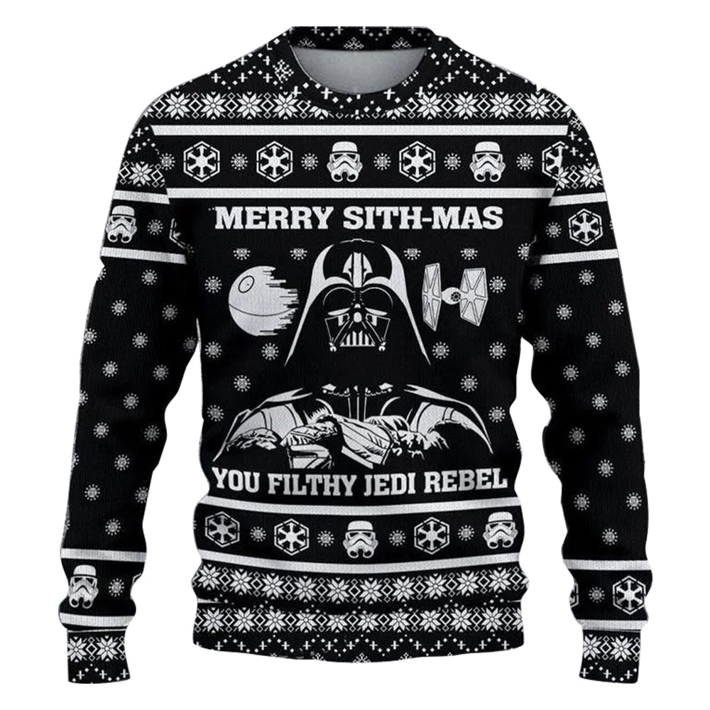 Star Wars Merry Sith Mas Darth Vader Unisex Ugly Christmas Sweaters
