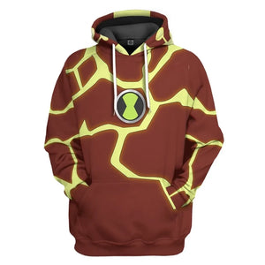 Heatblast Ben Ten - Costume Cosplay Hoodie