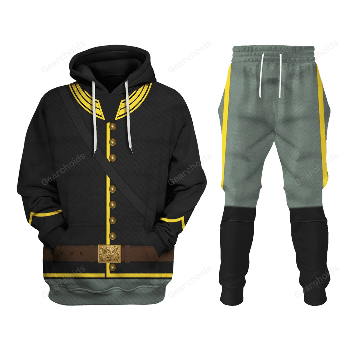 Avis89 Union Army Cavalry Trooper Uniform Costume Cosplay - Hoodie Sweatshirt Sweatpants